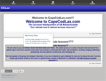 Tablet Screenshot of capecodlax.com